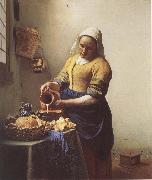 VERMEER VAN DELFT, Jan The Milkmaid china oil painting artist